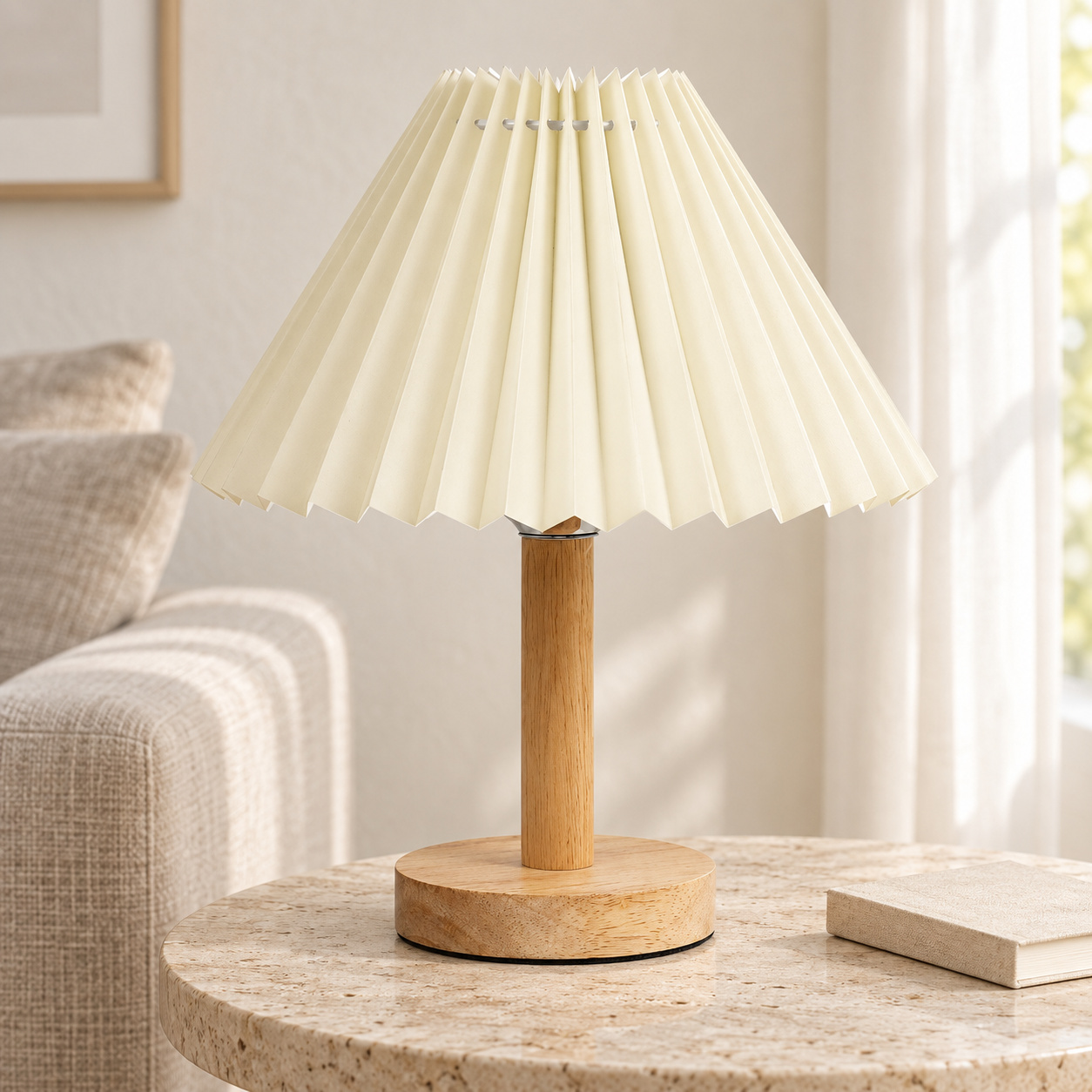 Shaped Pleated Night Light