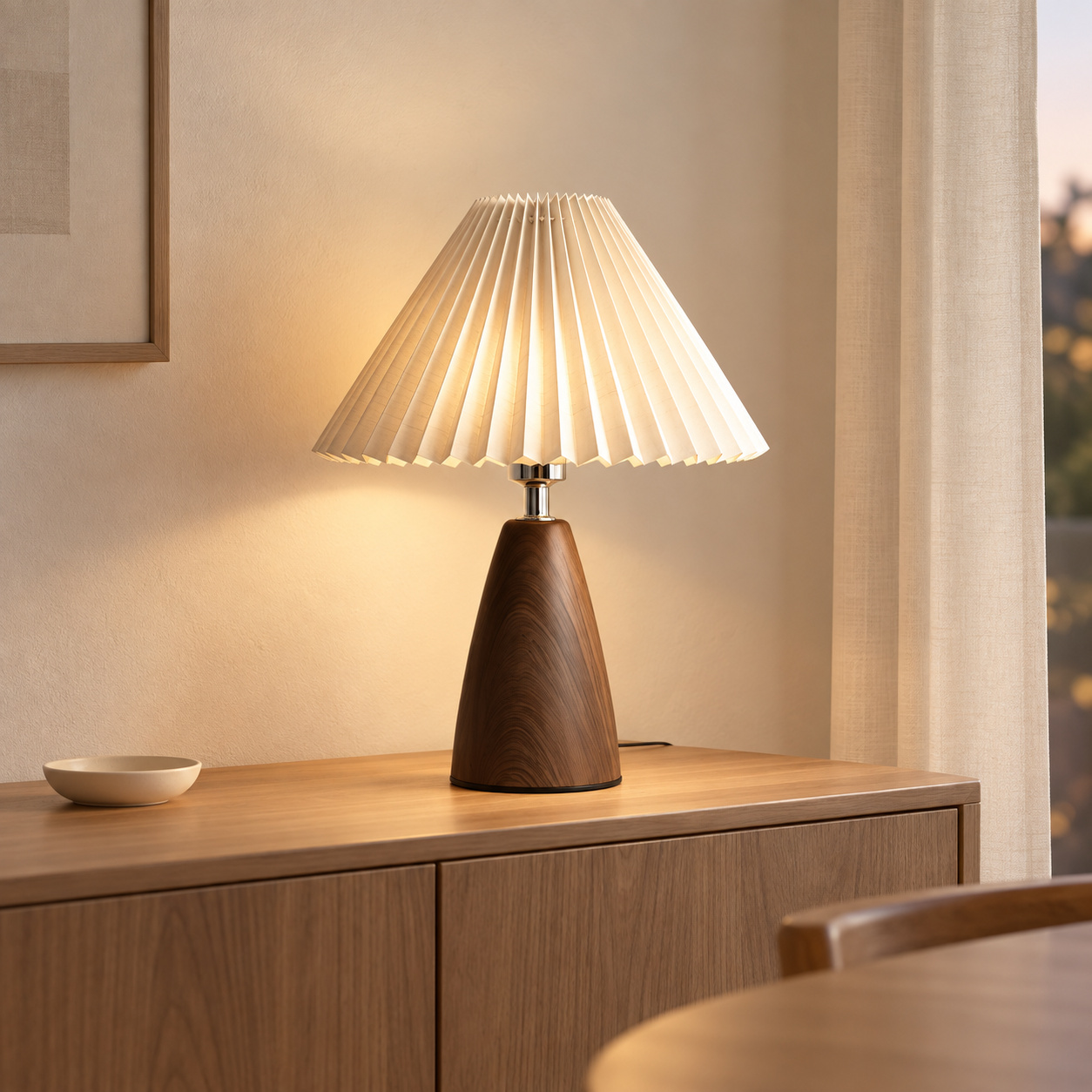 Style Pleated Table Lamp - Image 3