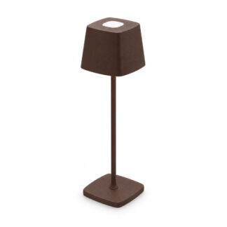 Tall Stemmed-Glass Table Lamp