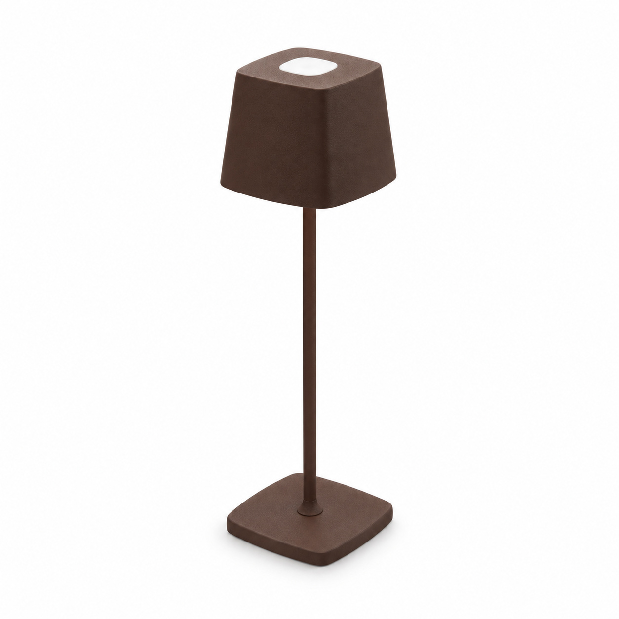 Tall Stemmed-Glass Table Lamp