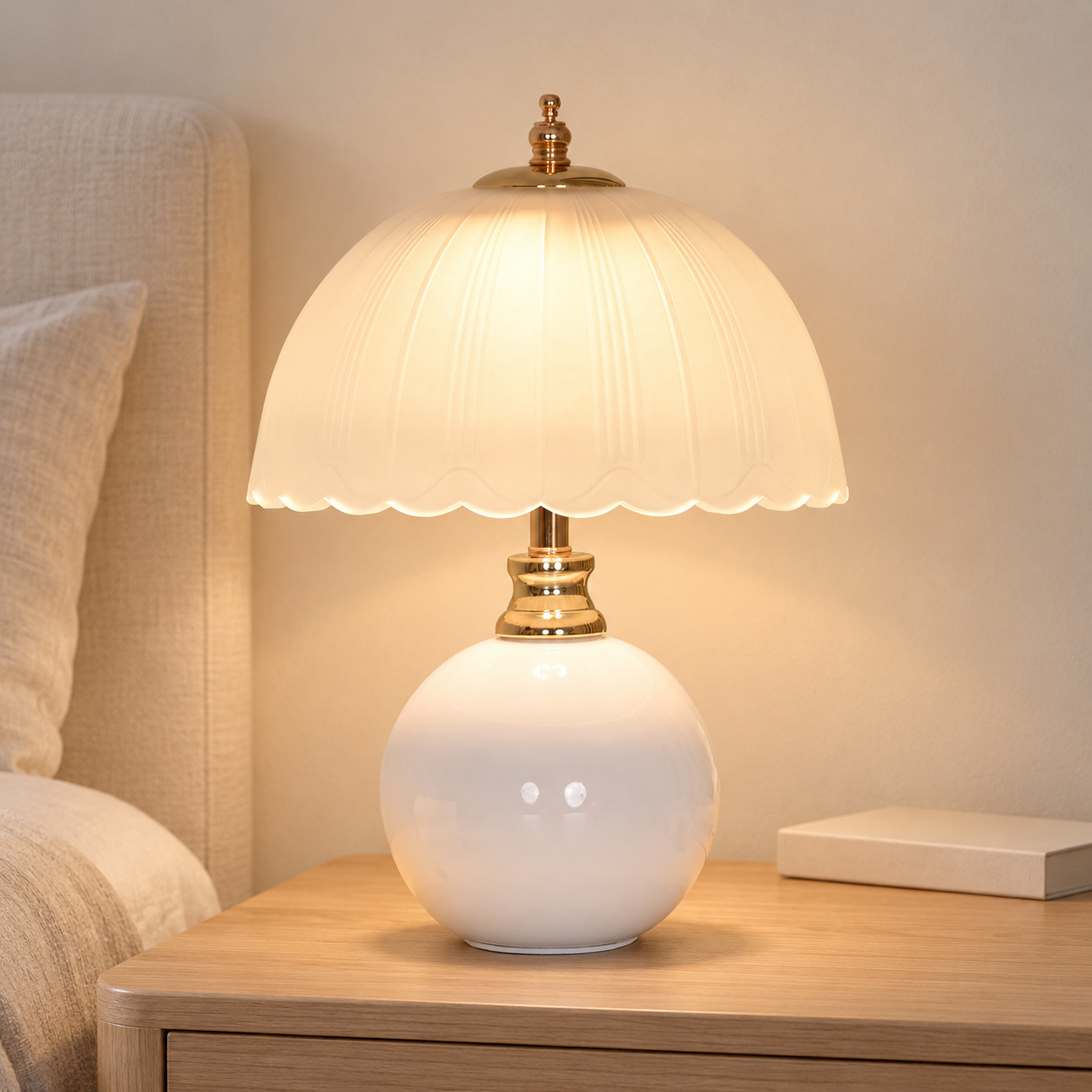 Cream-Style Table Lamp - Image 2